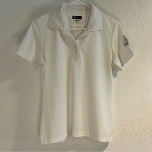 Coldwater Golf Club White Polo Shirt Size Medium